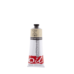 Daler Rowney Graduate Pintura al Oleo - Tubo de Aluminio - 220ml - Color Titanio Buff