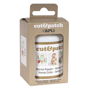 Apli Barniz Fijador Cut&Patch 100 - Proteccion Duradera - Secado Rapido - Facil Aplicacion - Transparente