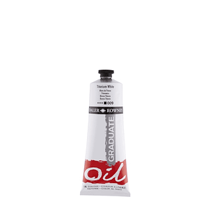 Daler Rowney Graduate Pintura al Oleo - Tubo de Aluminio - 220ml - Color Blanco Titanio