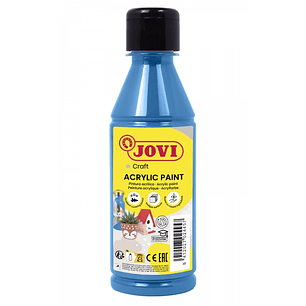Jovi Jovidecor Acryl Pintura Acrilica Base Agua - Acabado Satinado - Alto Poder Cubriente - Aplicacion Versatil - Resistente al Agua y Jabon - Color A