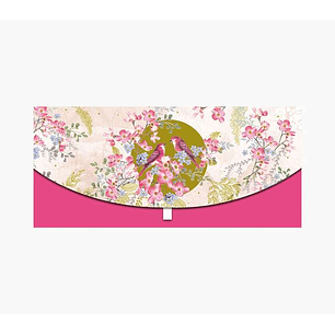 Pictura Tarjeta Money Cards - 21.3x9.6cm - Diseño Tematico de Pajaros y Flores - Incluye Sobre Blanco - Certificacion FSC