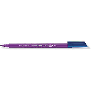 Staedtler Noris 326 Rotulador de Punta Fina - Trazo 1mm Aprox - Tina Base de Agua - Color Violeta