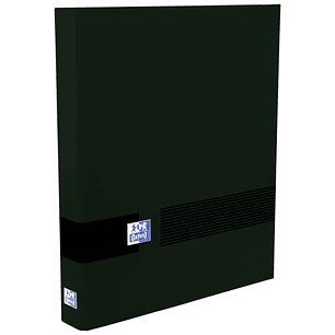 Oxford & You A4+ Carpeta de 4 Anillas D 40mm - Tamaño A4+ - Capacidad para 450 Hojas - Tapa Extradura - Lomo de 60mm - Color Negro