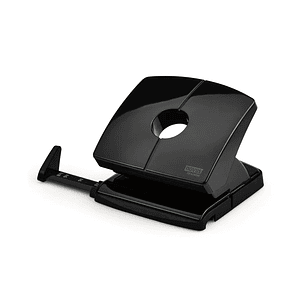 Novus B 220 re+new Perforadora de Papel - Fabricada con Plastico Reciclado - Hasta 20 Hojas - Escala de Tope - Vaciado Facil - Punzones 5.5mm - Color 