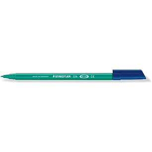 Staedtler Noris 326 Rotulador de Punta Fina - Trazo 1mm Aprox - Tina Base de Agua - Color Verde