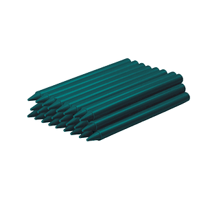 Jovi Plasticolor Estuche de 25 Ceras Plasticas - Resistentes - No Manchan - Agradable de Rayar - Acabado Brillante - Gran Duracion - Color Verde