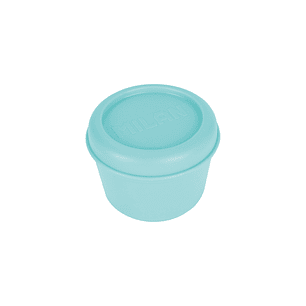 Milan 460 Since 1918 Fiambrera Hermetica Redonda de 0.25L - Libre de BPA - Tapa de Rosca - Apto para Microondas, Lavavajillas y Congelador - 10x7cm - 