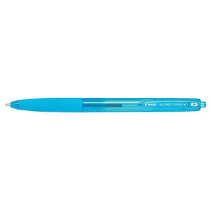 Pilot Boligrafo de Bola Retractil SuperGrip G - Punta Redonda 1.0mm - Trazo 0.4mm - Tinta de Aceite - Grip Ergonomico - Color Turquesa