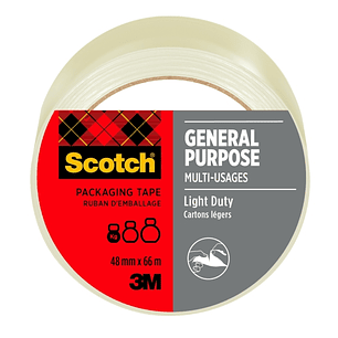 Scotch Precinto de Embalaje - 48mm x 66m - Color Transparente