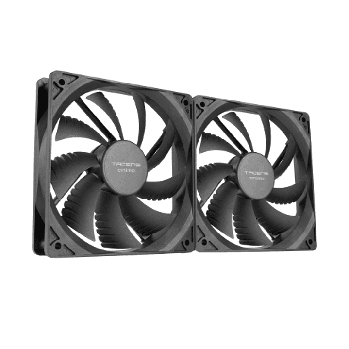 Tacens Anima AF12X2 Pack de 2 Ventiladores de 120mm - Rodamientos Fluxus - Color Negro 1
