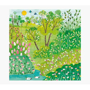 Pictura Tarjeta Puzzle - 15.5x15.5cm - Tematica Parque - 49 Piezas - Incluye Tarjeta Plegada y Sobre Blanco - Certificacion FSC - Embolsada en Celofan