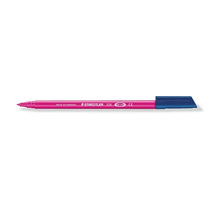 Staedtler Noris 326 Rotulador de Punta Fina - Trazo 1mm Aprox - Tina Base de Agua - Color Magenta