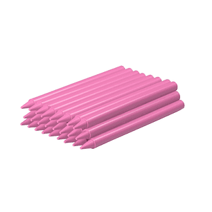 Jovi Plasticolor Estuche de 25 Ceras Plasticas - Resistentes - No Manchan - Agradable de Rayar - Acabado Brillante - Gran Duracion - Color Rosa