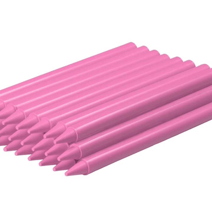 Jovi Plasticolor Estuche de 25 Ceras Plasticas - Resistentes - No Manchan - Agradable de Rayar - Acabado Brillante - Gran Duracion - Color Rosa 1