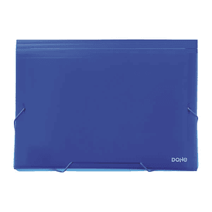 Dohe Clasificadores Acordeon de 13 Departamentos - Tamaño Din A4 - Fabricados en Polipropileno Opaco de 700 Micras - con Cierre de Gomas