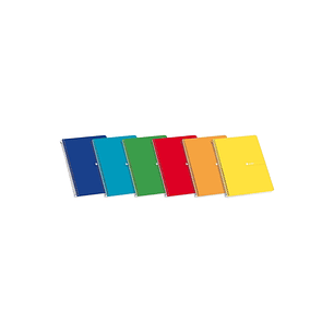 Enri 4º Tapa Dura Cuaderno Espiral Pauta 3 con Margen - 80 Hojas - Diseño Surtido - Resistente Tapa Dura - Pauta 3 con Margen - Espiral de Alta Calida