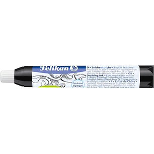 Pelikan Tinta China Pipeta - Ideal para Dibujo y Caligrafia - Resistente al Agua - Secado Rapido - Color Negro