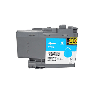 Brother LC3235XL/LC3233 Cyan Cartucho de Tinta Generico - Reemplaza LC3235XLC/LC3233C
