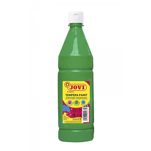 Jovi Tempera Paint Tempera Liquida 1000ml - Base Agua - Lista para Usar - Alto Poder Cubriente - Secado Rapido - Excelente Rendimiento - Facil Aplicac
