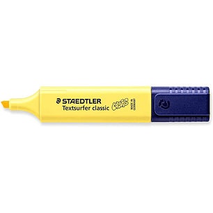 Staedtler Textsurfer Classic 364 Pastel Marcador Fluorescente - Punta Biselada - Trazo entre 1 - 5mm - Tinta con Base de Agua - Color Amarillo Girasol
