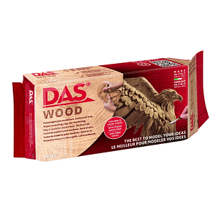 Das Wood Pasta de Madera para Modelar Que Endurece al Aire - 700g - Color Marron