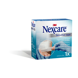 Nexcare Sensitive Esparadrapo - 25mm x 5m - Color Blanco