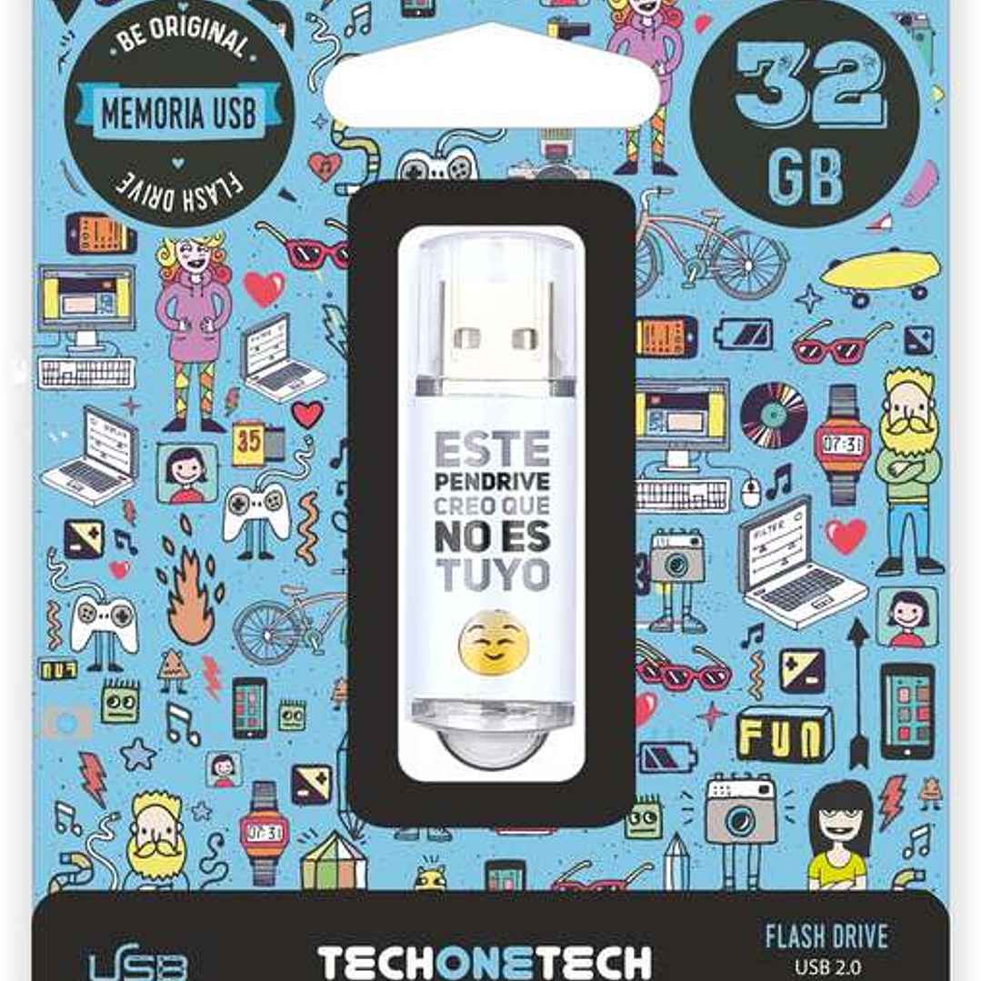 TechOneTech Memoria USB 2.0 32GB (Pendrive) 1