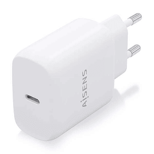Aisens Cargador USB-C PD3.0 1 Puerto 1xUSB-C 25W - Color Blanco