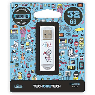 TechOneTech Be Bike Memoria USB 2.0 32GB (Pendrive)