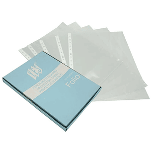 Bismark Caja de 100 Fundas Multitaladro 70 Micras Folio - Polipropileno Rugoso