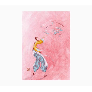 Pictura Gaëlle Boissonnard Cuaderno A5 Grapado - 15x21cm - 48 Paginas con Lineas - Papel con Certificacion FSC