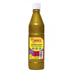 Jovi Tempera Paint Tempera Liquida 500ml - Base Agua - Lista para Usar - Alto Poder Cubriente - Secado Rapido - Excelente Fluidez - Adherencia en Mult