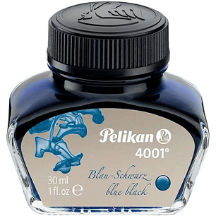 Pelikan Tinta 4001 No.78 - Frasco 30ml - Asegura el Perfecto Funcionamiento de la Estilografica - Color Azul/Negro