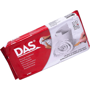 Das Pasta para Modelar - 1kg - Facil de Trabajar - Seca al Aire - Color Blanco