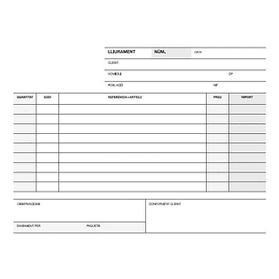 Apli Talonario Entrega 1/4 Apaisado Triplicado - 210x148mm - Numeracion Secuencial - Papel Autocopiativo - Tres Copias - Blanco