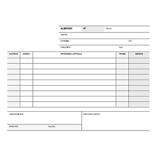 Apli Talonario Albaran 1/4 Apaisado Triplicado A-121 - 210x148mm - Copias Autocopiativas - Numeracion Secuencial - Papel Autocopiativo Blanco Color Bl