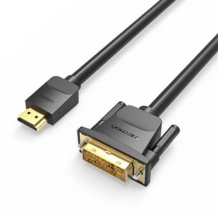 Vention Cable DVI Macho a HDMI Macho - 5m - Color Negro