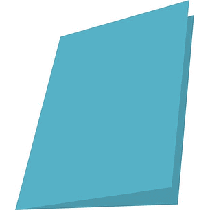 Mariola Pack de 50 Subcarpetas de Cartulina 180gr - Formato A4 - Ranura para Fastener - Color Azul