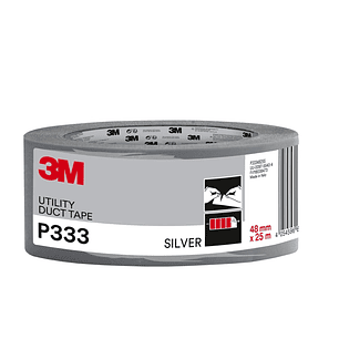 3M Cinta Adhesiva Americana - 48mm x 25m - Color Plata
