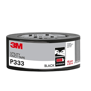 3M Cinta Adhesiva Americana - 48mm x 25m - Color Negro