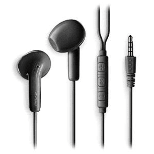 NGS CROSS FLIP Auriculares Intraurales con Microfono - Jack 3,5mm - Boton Multifuncion - Color Negro