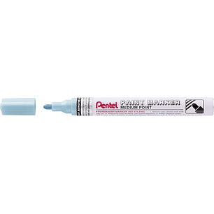 Pentel Paint Marker Marcador de Pintura - Punta Media 4.5mm - Permanente en todas las Superficies - Resistente a Luz y Agua - Cuerpo de Aluminio - Col