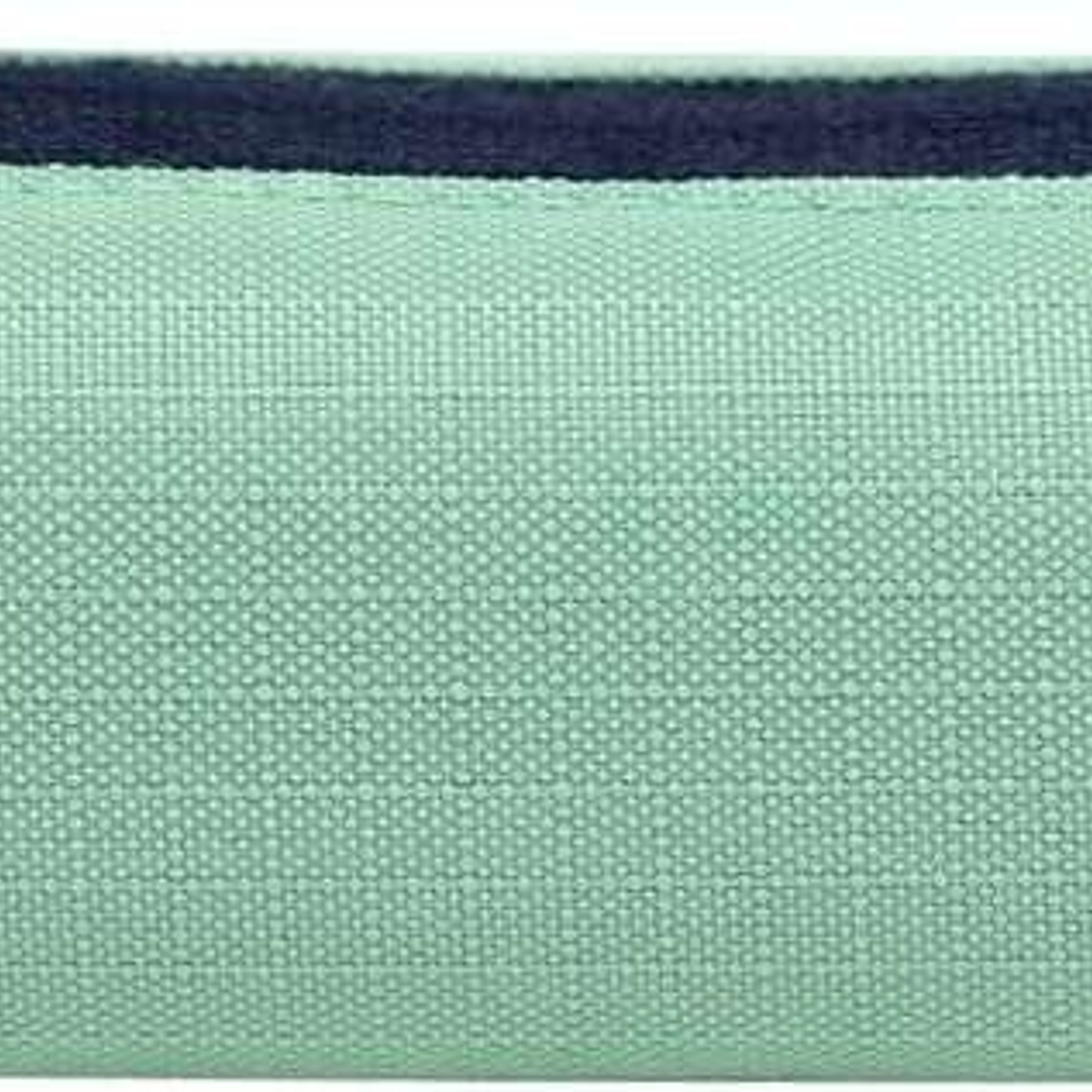 Milan Serie 1918 Estuche Mini Redondo - Tejido Resistente a las Roturas y Rasgaduras - Medidas 20,5x4,5x5cm - Color Verde 1