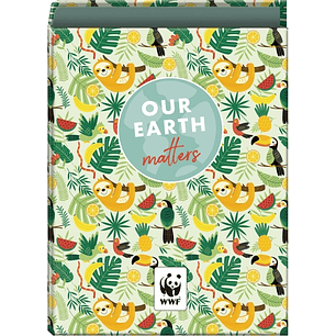 Dohe WWF Tropic Carpeta de 4 Anillas Mixtas de 40mm - Formato Folio - Cubierta en Carton Forrado Plastificado