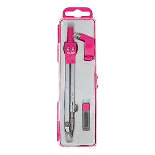 Milan Acid Compas Universal - Incluye Adaptador y Minas de Recambio - Color Rosa