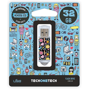 TechOneTech Candy Pop Memoria USB 2.0 32GB (Pendrive)