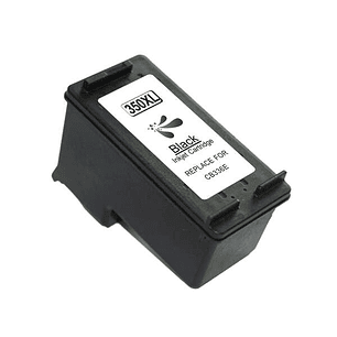 Remanufacturado HP 350XL Negro Cartucho de Tinta - Reemplaza CB336EE/CB335EE