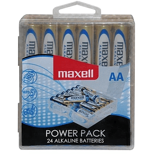 Maxell Pack de 24 Pilas Alcalinas LR06 AA 1.5V