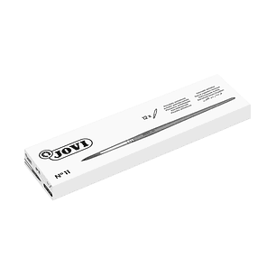 Jovi Pinceles Artisticos Pelo Poney Nº 11 - Pelo Natural - Mango de Madera - Calibre 00 al 12 - Punta Redonda - Pelo Suave - Color Varios