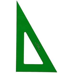 Faber-Castell Cartabon Tecnico 25cm - Sin Graduacion - Color Verde Transparente